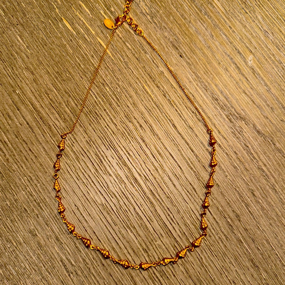 Zara Gold seashell necklace